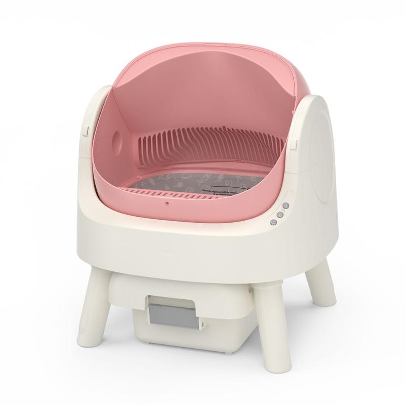 PetPivot Autoscooper 11 Open-Top Self-Cleaning Cat Litter Box，Odor-Free Waste Disposal includes Trash Bags