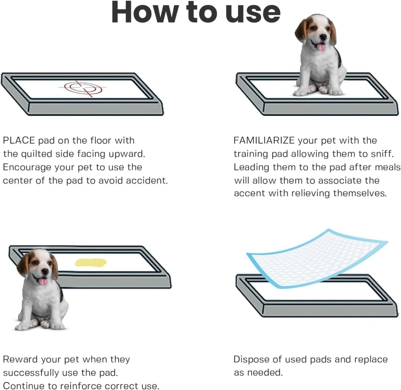 Wee Wee Pee Pads Dog Training Pads Pet Pads Underpads - All Types & Size FPN-LLC
