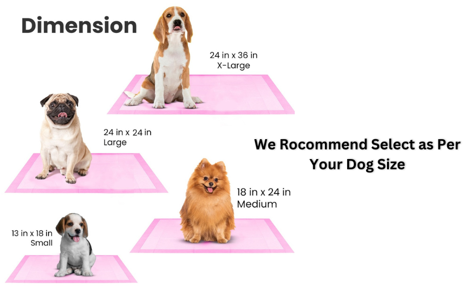 Wee Wee Pee Pads Dog Training Pads Pet Pads Underpads - All Types & Size FPN-LLC